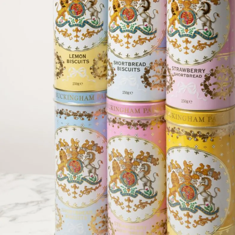 Buckingham Palace Lemon Shortbread Biscuit Tin