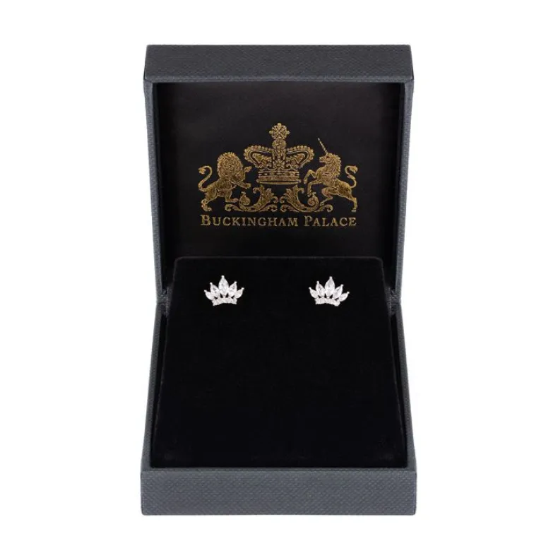 Crystal Crown Earrings