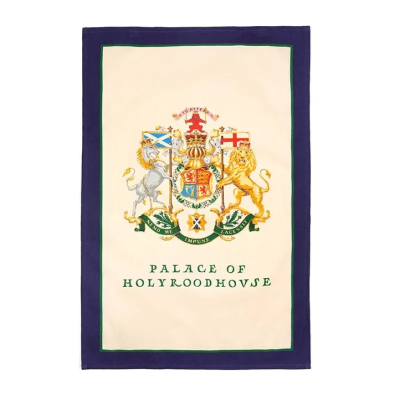 Palace Of Holyroodhouse Crest Tea Towel