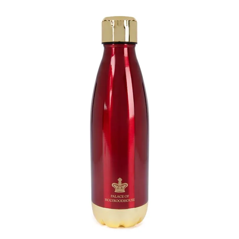 Palace Of Holyroodhouse Red Metal Water Bottle