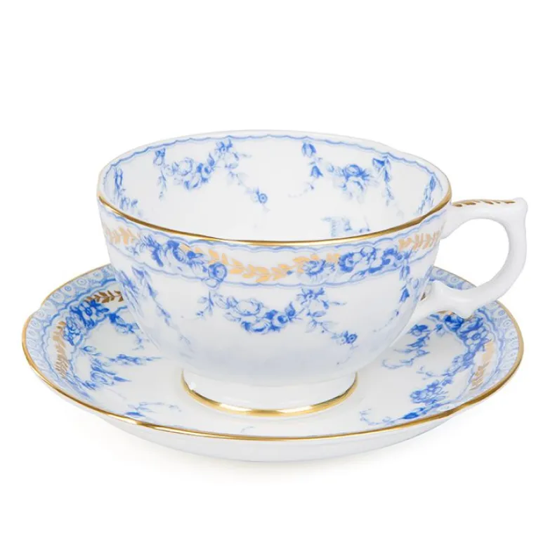 Royal Birdsong Gilded Breakfast Cup And Saucer