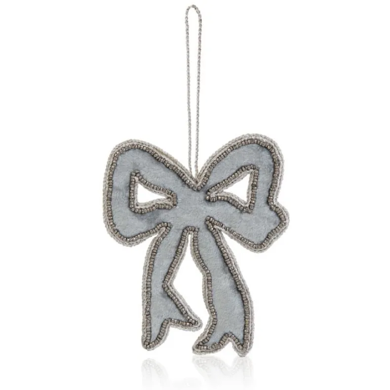 Style & Society Grey Bow Decoration