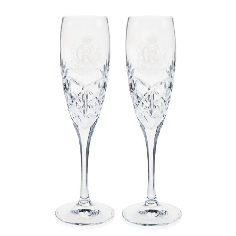 The Coronation Limited Edition Champagne Flutes